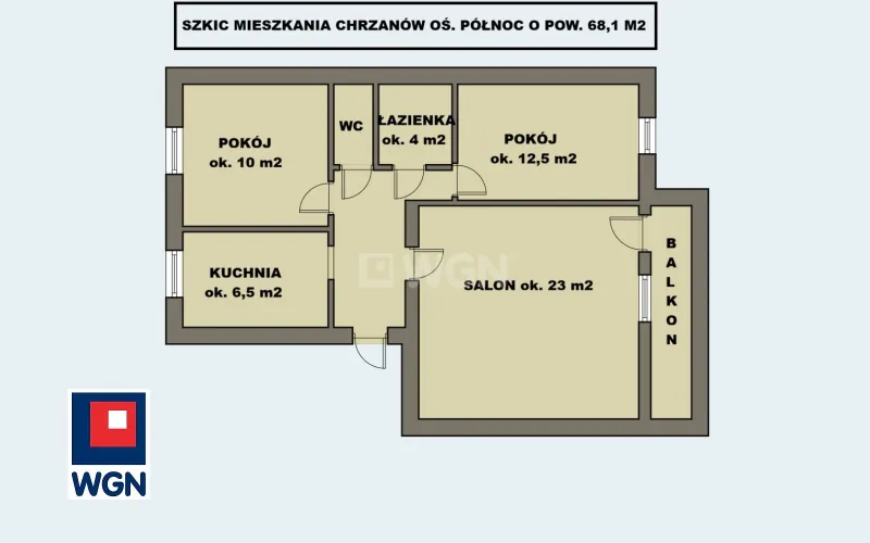 Mieszkanie na  wynajem Chrzanów - Na wynajem mieszkanie, 3 pokoje Chrzanów